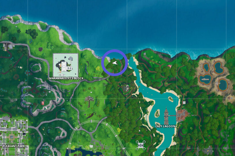 oversized phone northern location map - fortnite big phone number