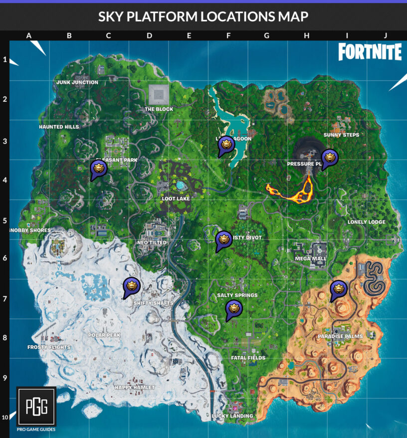 Fortnite Season 9 Week 1 Challenges List Cheat Sheet Locations Solutions Pro Game Guides