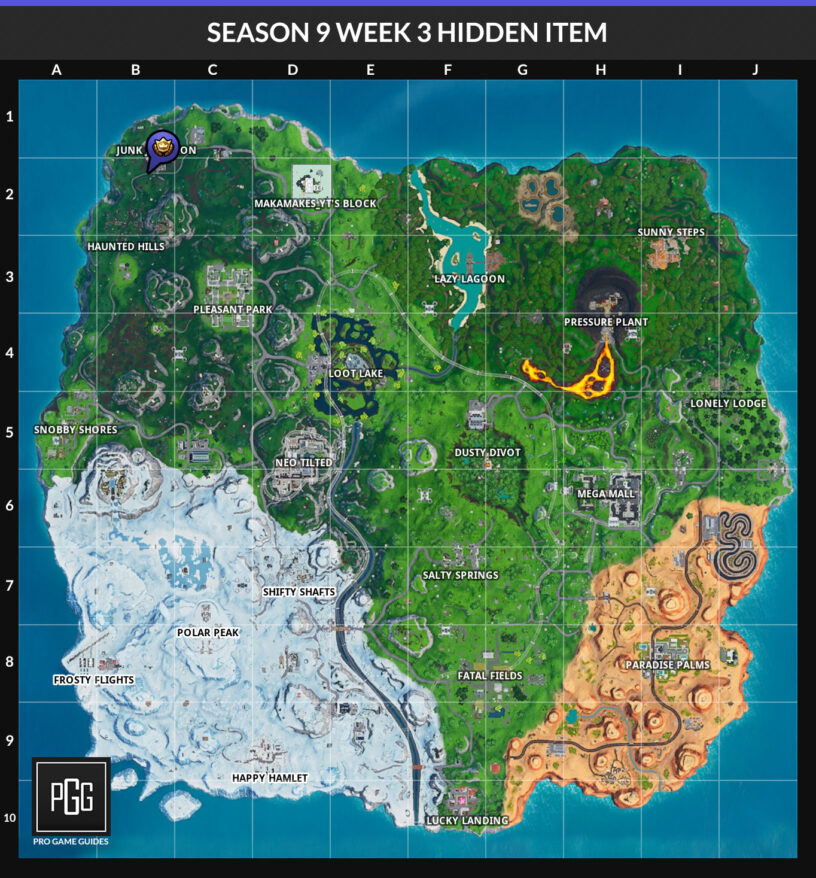 Fortnite Cheat Map Season 5