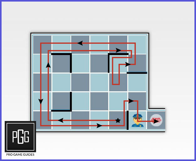 A 6x5 easy type prison layout image in BitLife