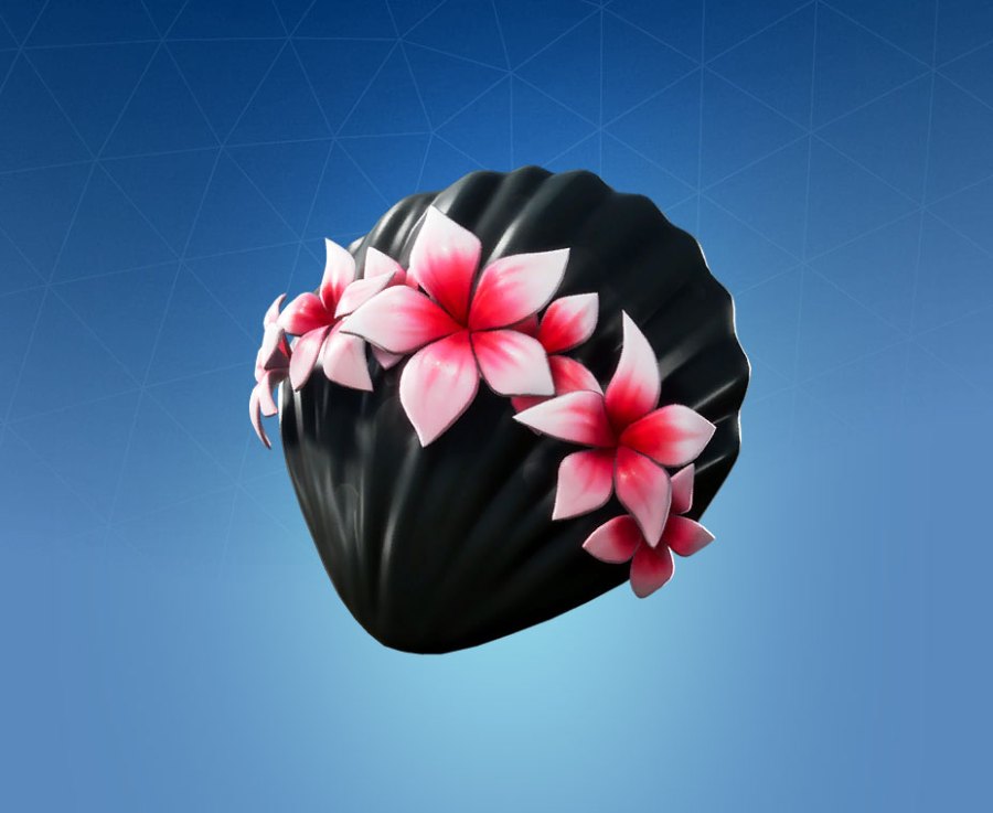 Floral Shell Back Bling