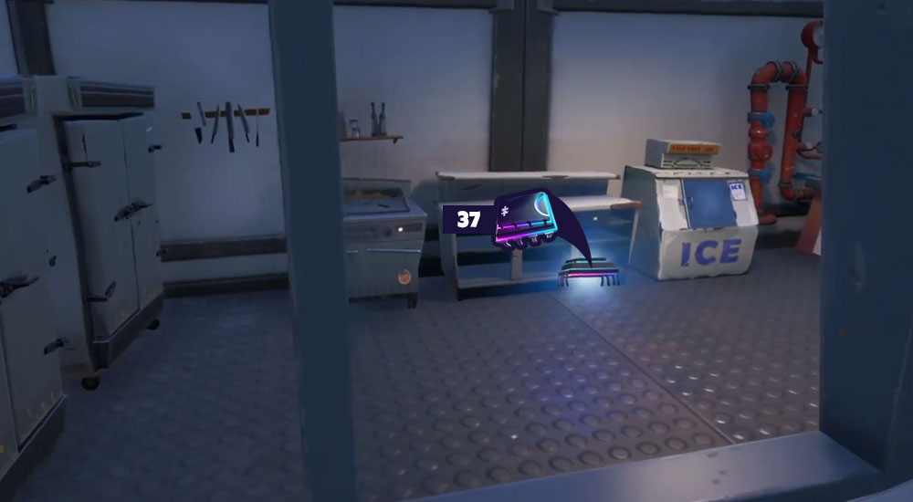 Localización de Fortbyte 37: Encontrado en el interior de un sótano de