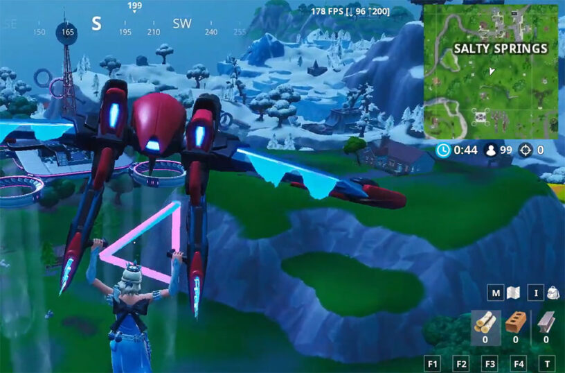 Fortnite Fly With Retaliator Fortbyte Wont Load Fortbyte 67 Location Accessible By Flying The Retaliator Glider Through The Rings Under The Southern Most Sky Platform Pro Game Guides