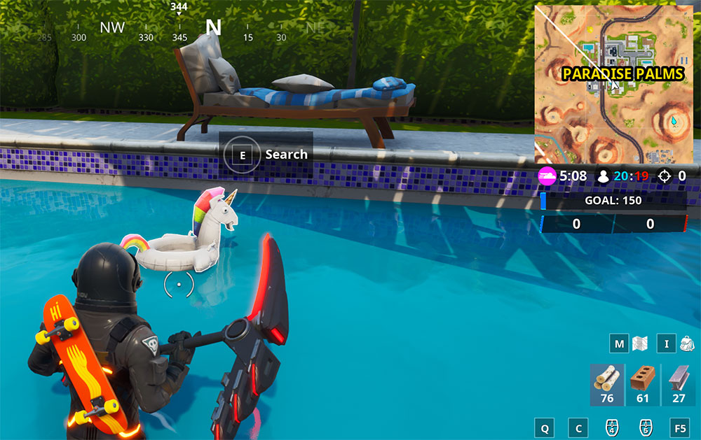 Fortnite Unicorn Floaties Locations (14 Days of Summer