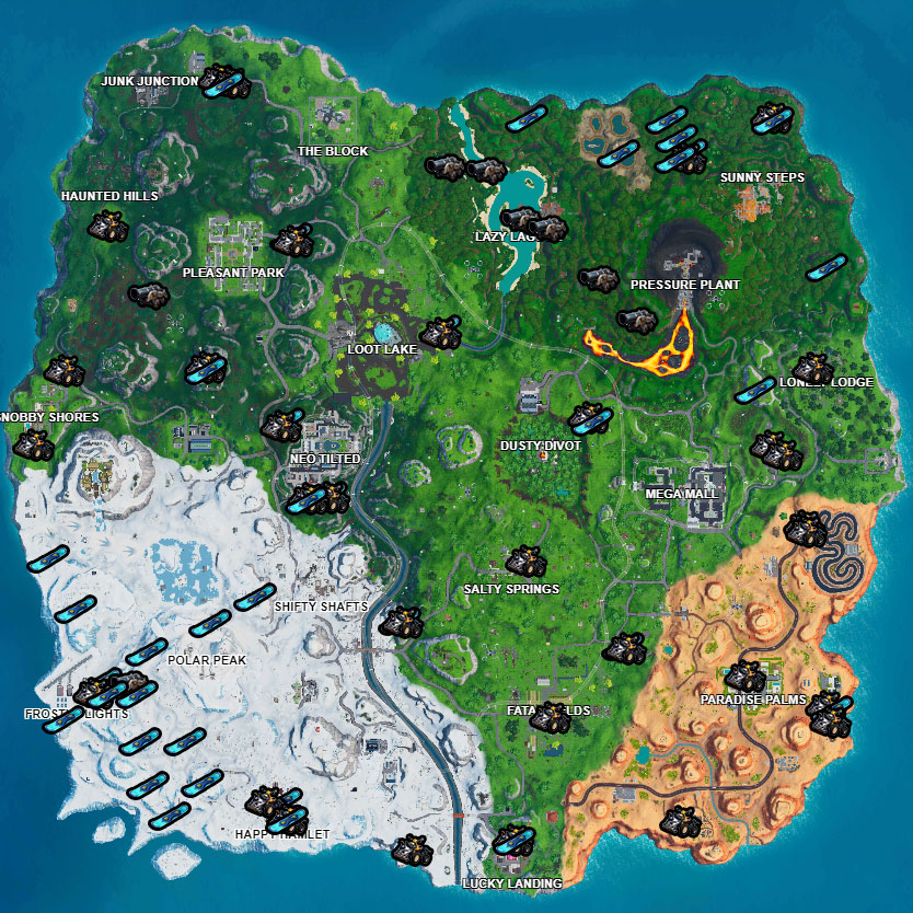 Fortnite Season 9 Week 7 Challenges - Cheat Sheet, Locations ...