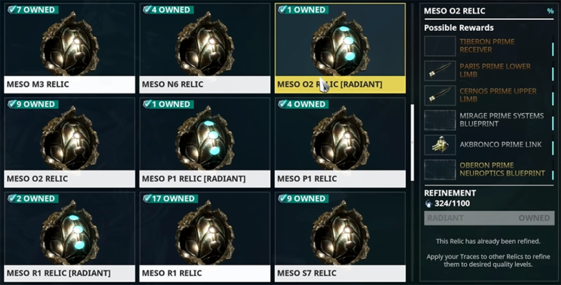 warframe how to sell mods for platinum