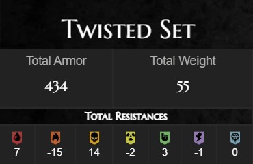Remant Twisted set stats