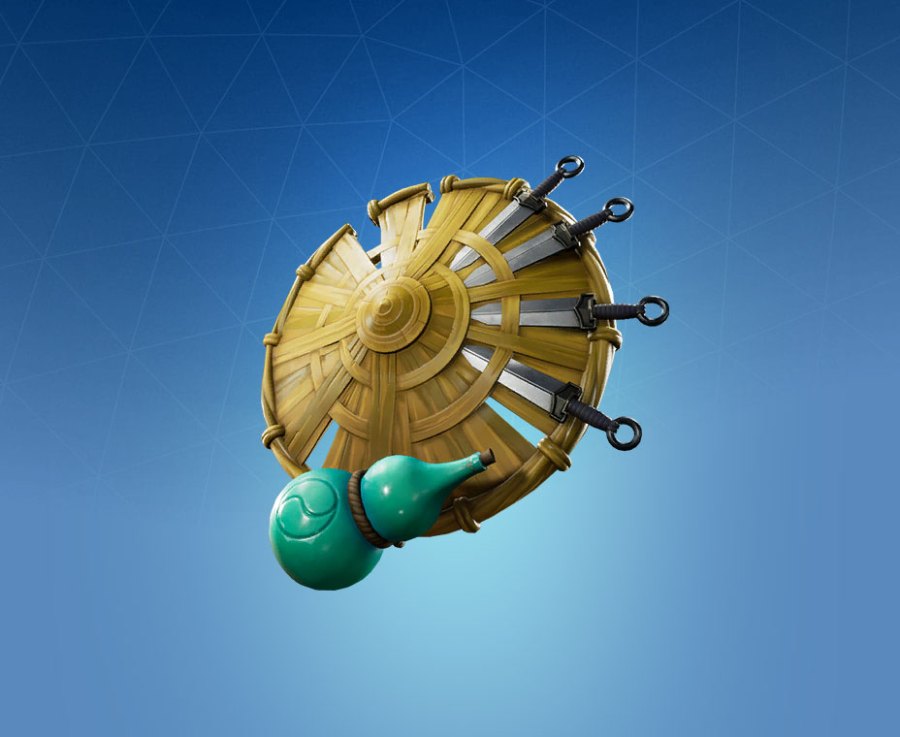 Kunai Shield Back Bling