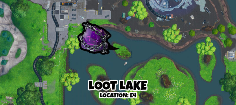 Fortnite Cube In Loot Lake Youtube - 