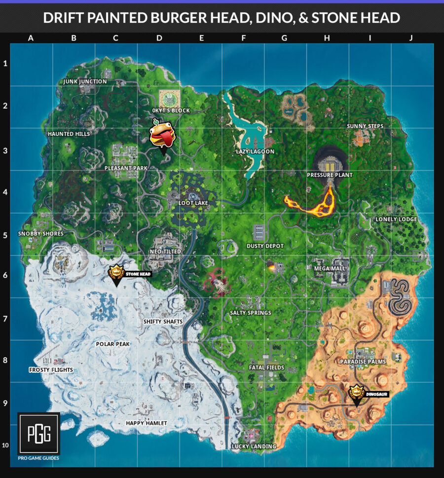 Fortnite Season 10/X Road Trip Challenges List Guide - Normal ...