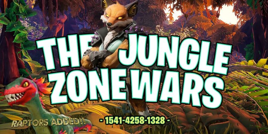 The Jungle Zone Wars creative map in Fortnite