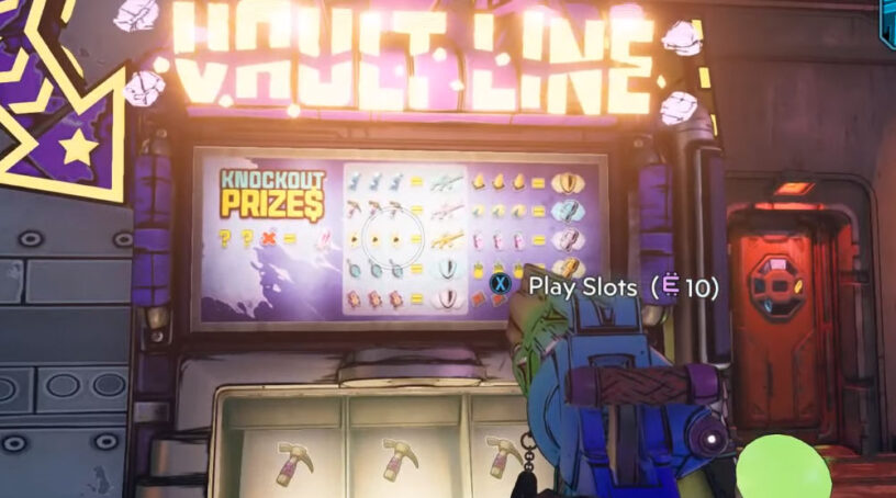 slot machine near tiny tinas borderlands 2