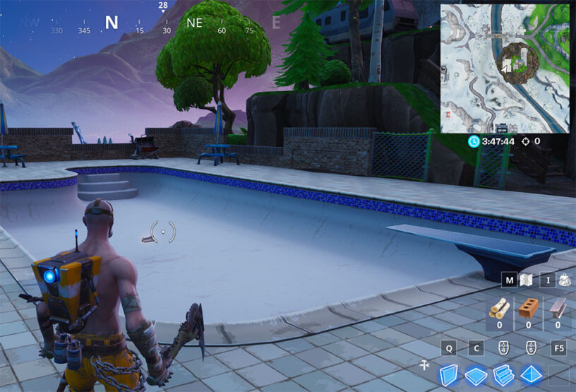 Fortnite Bat Statue Above Ground Pool Seat For Giants