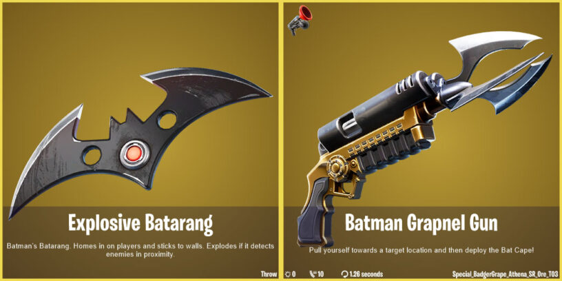 Fortnite Welcome To Gotham City Challenges Guide Pro Game Guides - bat gun man roblox