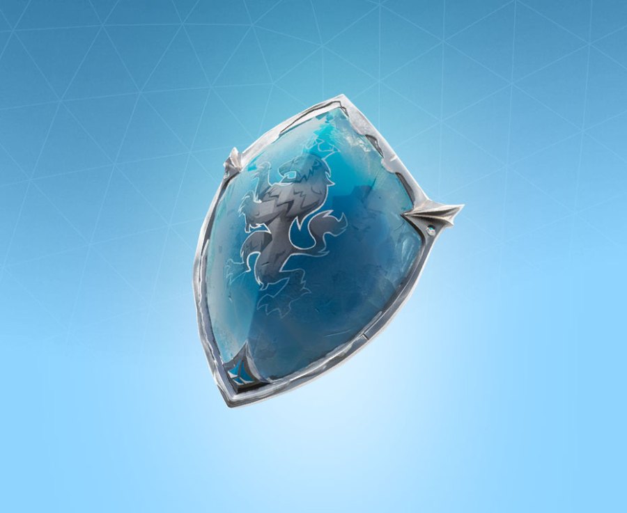 Frozen Red Shield Back Bling
