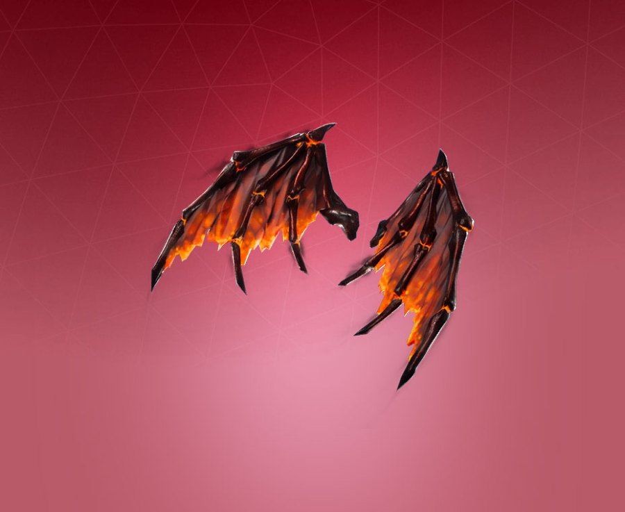 Molten Valkyrie Wings Back Bling