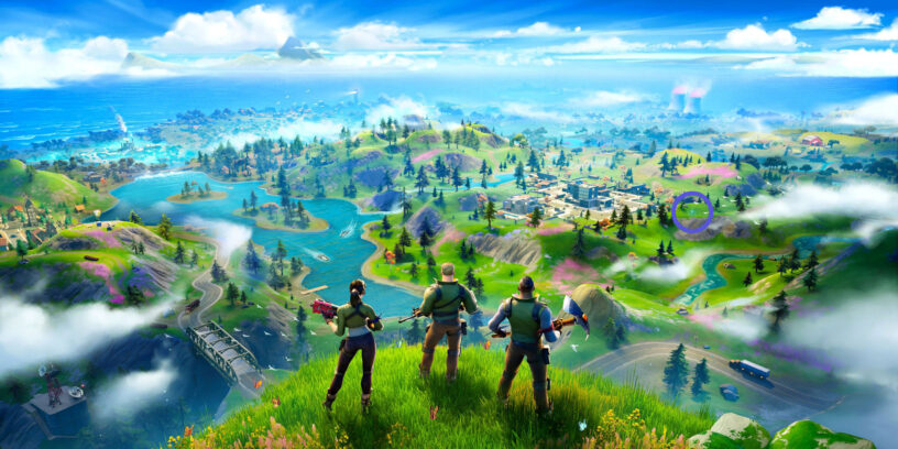 guida sfide nuovo mondo settimana 1 stagione 1 capitolo 2 fortnite schermata di caricamento lettera f