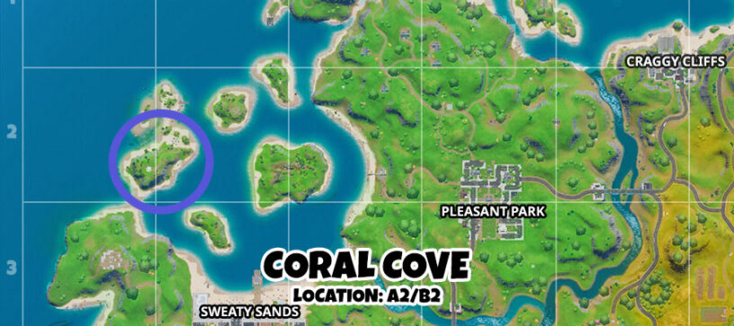Fortnite Boat Launch Coral Cove Flopper Pond Locations Pro