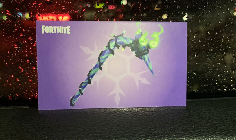 Fortnite How To Get The Minty Pickaxe Pro Game Guides - gamestop roblox card codes