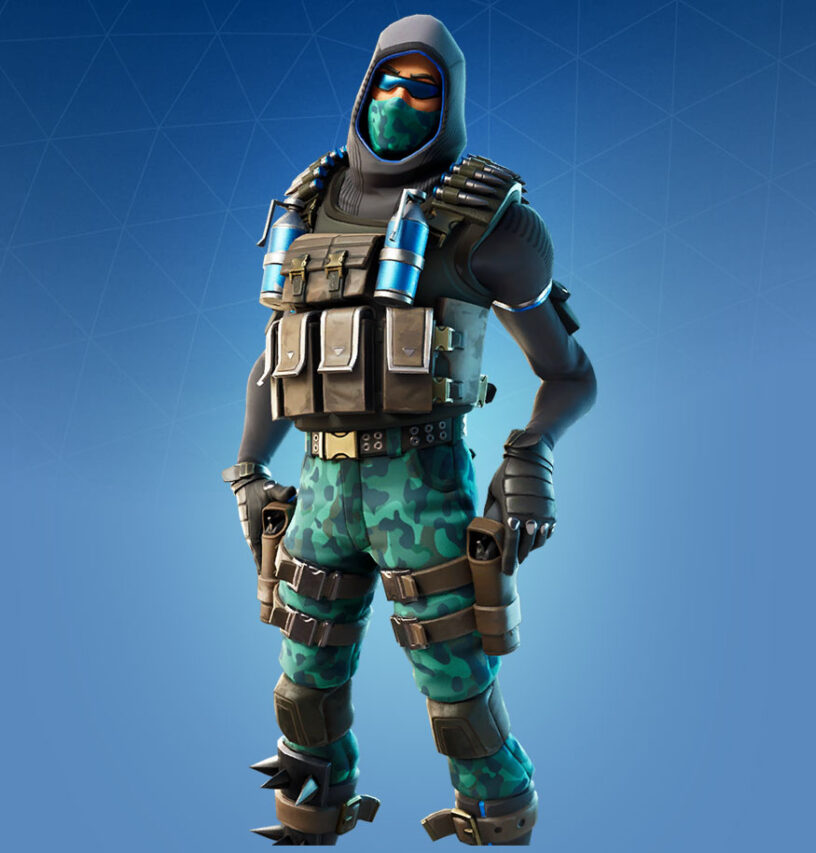 Fortnite Blue Camo Skin Fortnite Depth Dealer Skin Character Png Images Pro Game Guides