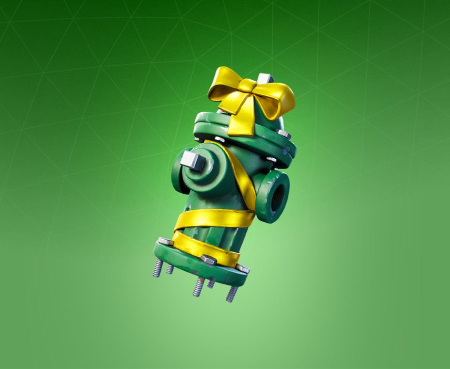 Holiday Hydrant Back Bling