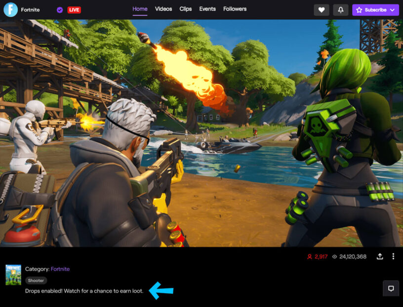 Fortnite How To Get Twitch Drops Winter Royale 2019 Earn - the most watched espa#U00f1ol roblox twitch streamers january 2020