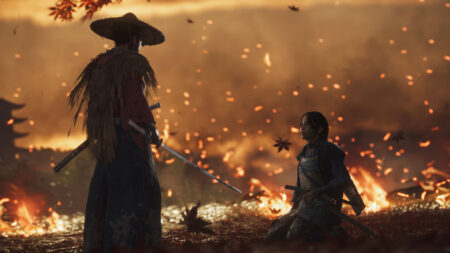 ghost of tsushima pc background