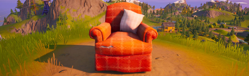 Fortnite Lonely Recliner Radio Station Outdoor Movie Theater