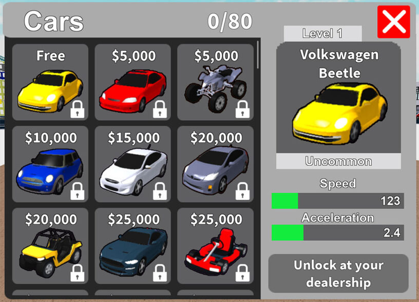 Vehicle Simulator Script Money 2020