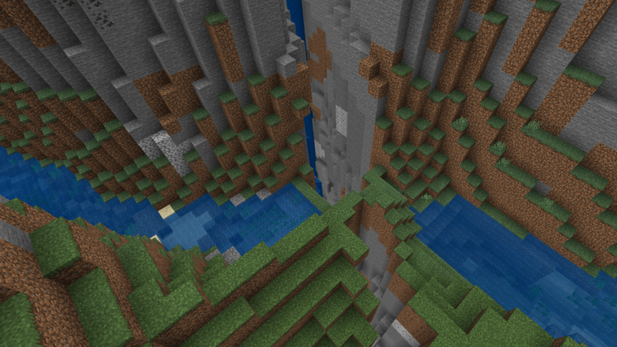 A screenshot of a ravine.