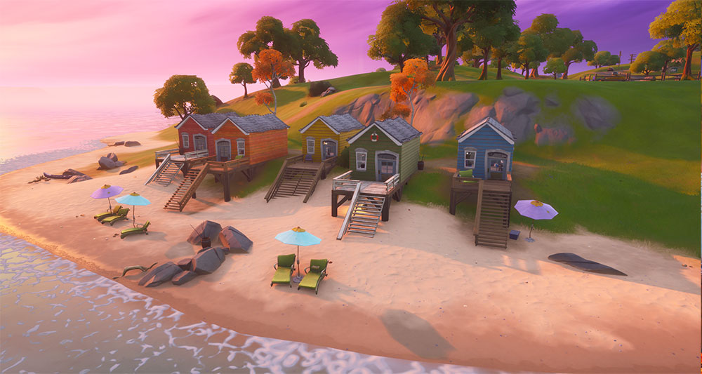 Fortnite Lake Canoe, Camp Cod, Rainbow Rentals Locations Pro Game Guides