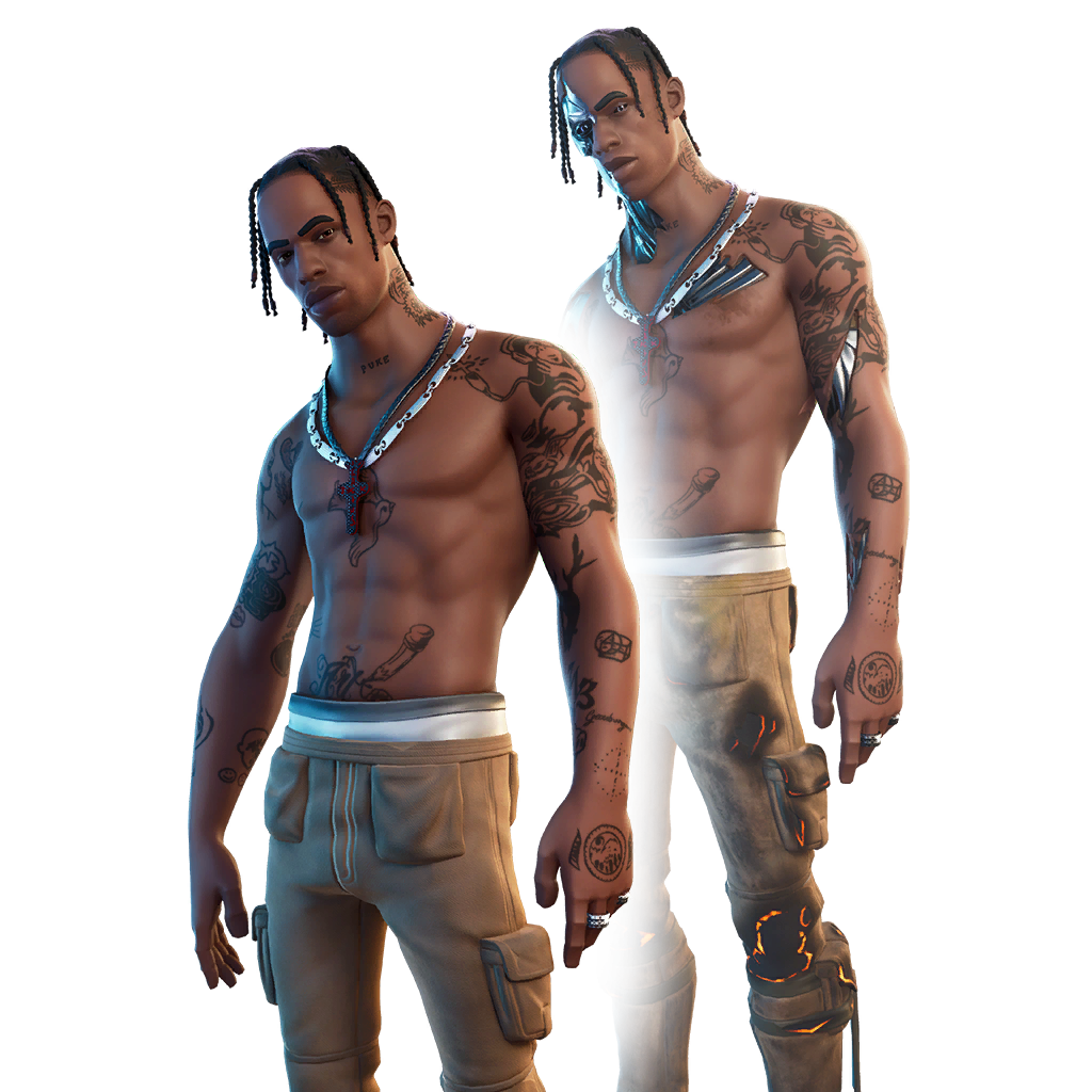 Fortnite Travis Scott Skin - Character, PNG, Images - Pro Game Guides