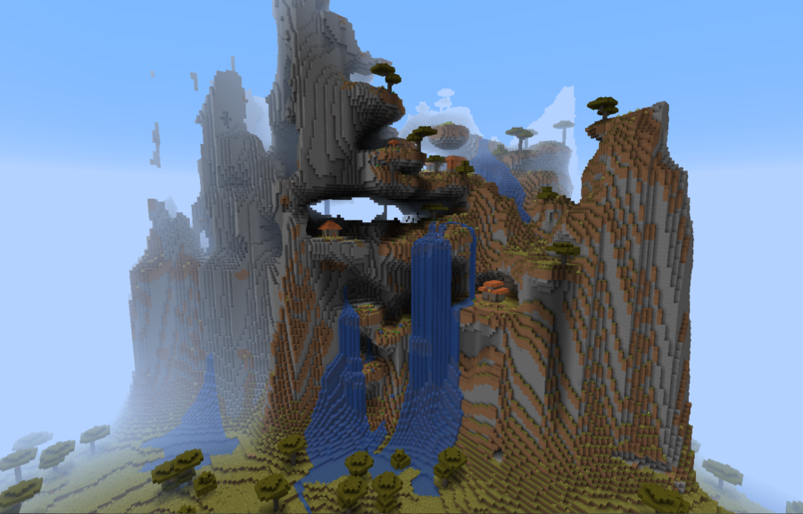 minecraft waterfall seed xbox 360