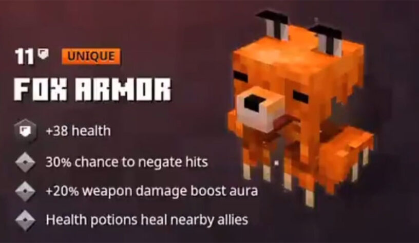 Minecraft Dungeons Best Armor For Tanks Archers Support Pro Game Guides - minecraft healing potion roblox