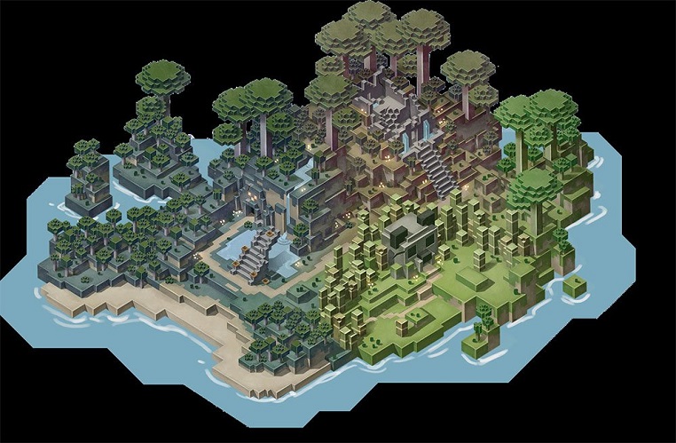 minecraft jungle city maps