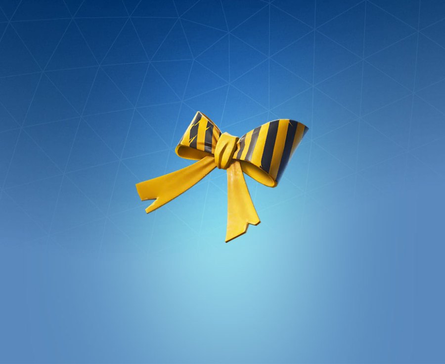 Warning Bow Back Bling