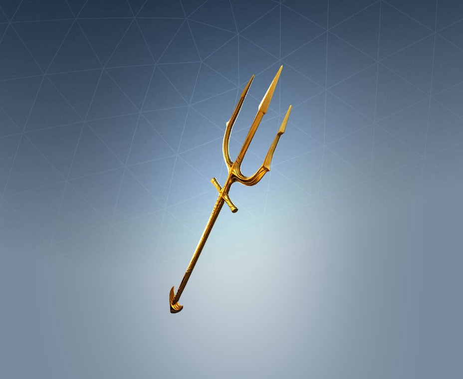 Fortnite Aquaman S Trident Pickaxe Pro Game Guides - trident roblox id