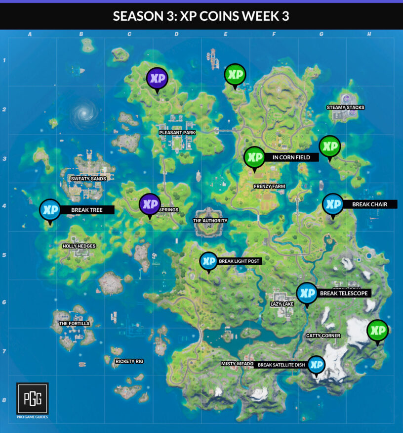 Fortnite Map Season 3 Chapter 2 Week 5