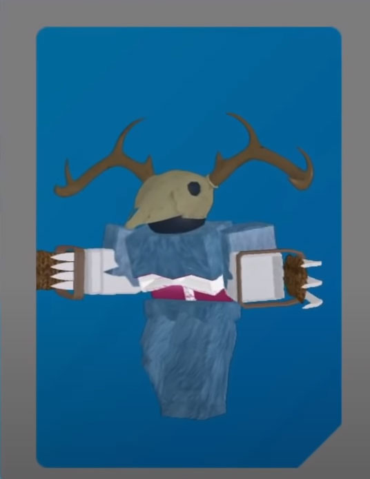 How To Get The Wendigo Skin In Arsenal Pro Game Guides - blue fire horns roblox