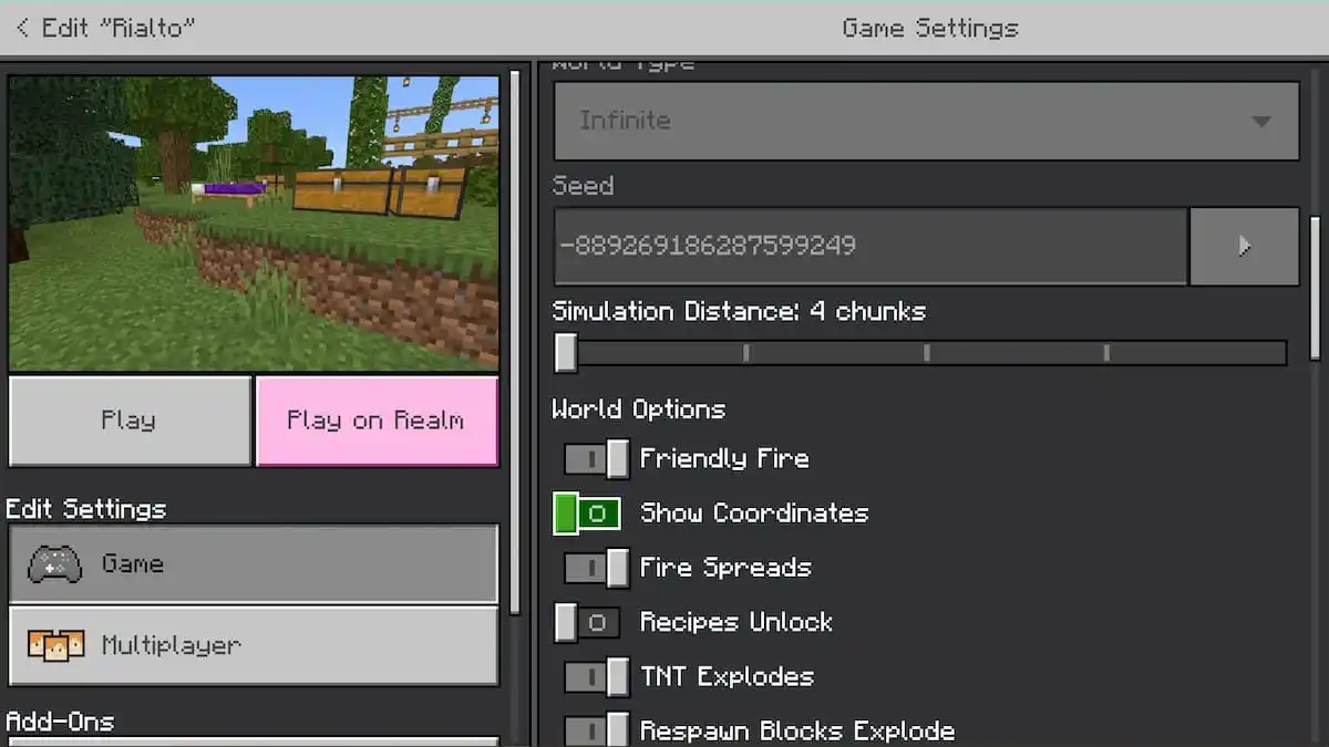 How to show coordinates in Minecraft Java and Bedrock - Pro Game Guides