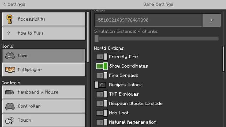 How to show coordinates in Minecraft Java and Bedrock - Pro Game Guides