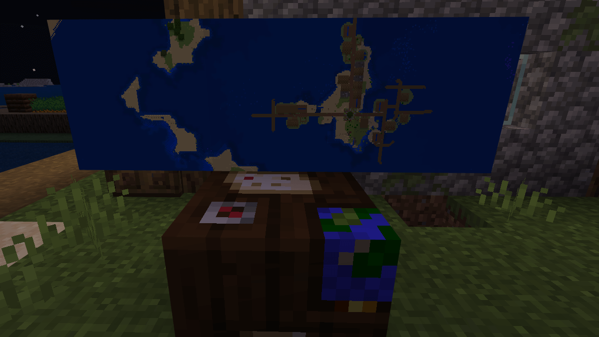cartography table minecraft ps4