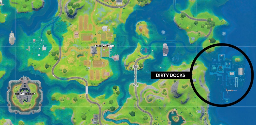 Where is Dirty Docks? 