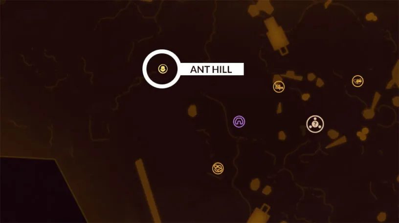 grounded ant hill location map