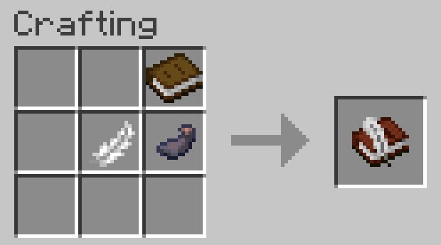 Journal Minecraft Recipe How to make a Book and Quill in Minecraft - Pro Game Guides