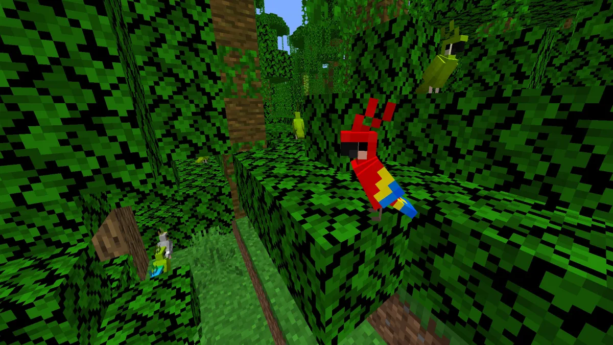 Minecraft how to tame parrots