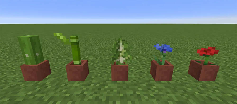 How To Make A Pot For Flowers In Minecraft