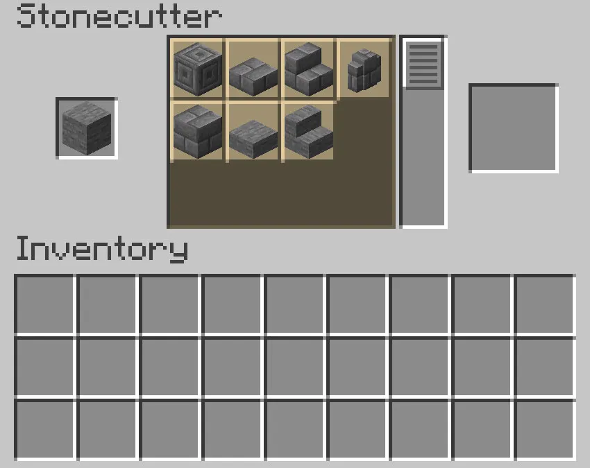 minecraft stonecutter