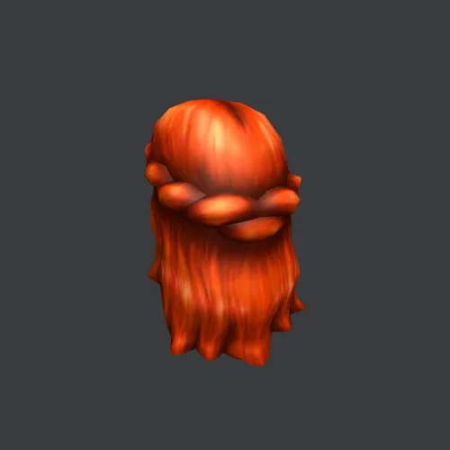 roblox free hair belle of belfast long red hair