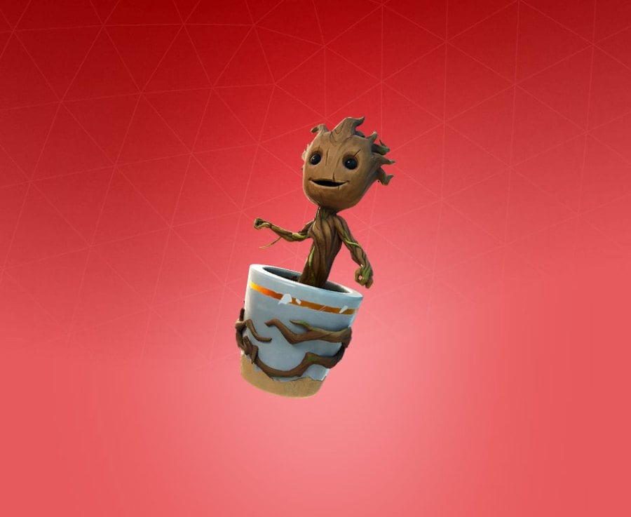 Sapling Groot Back Bling